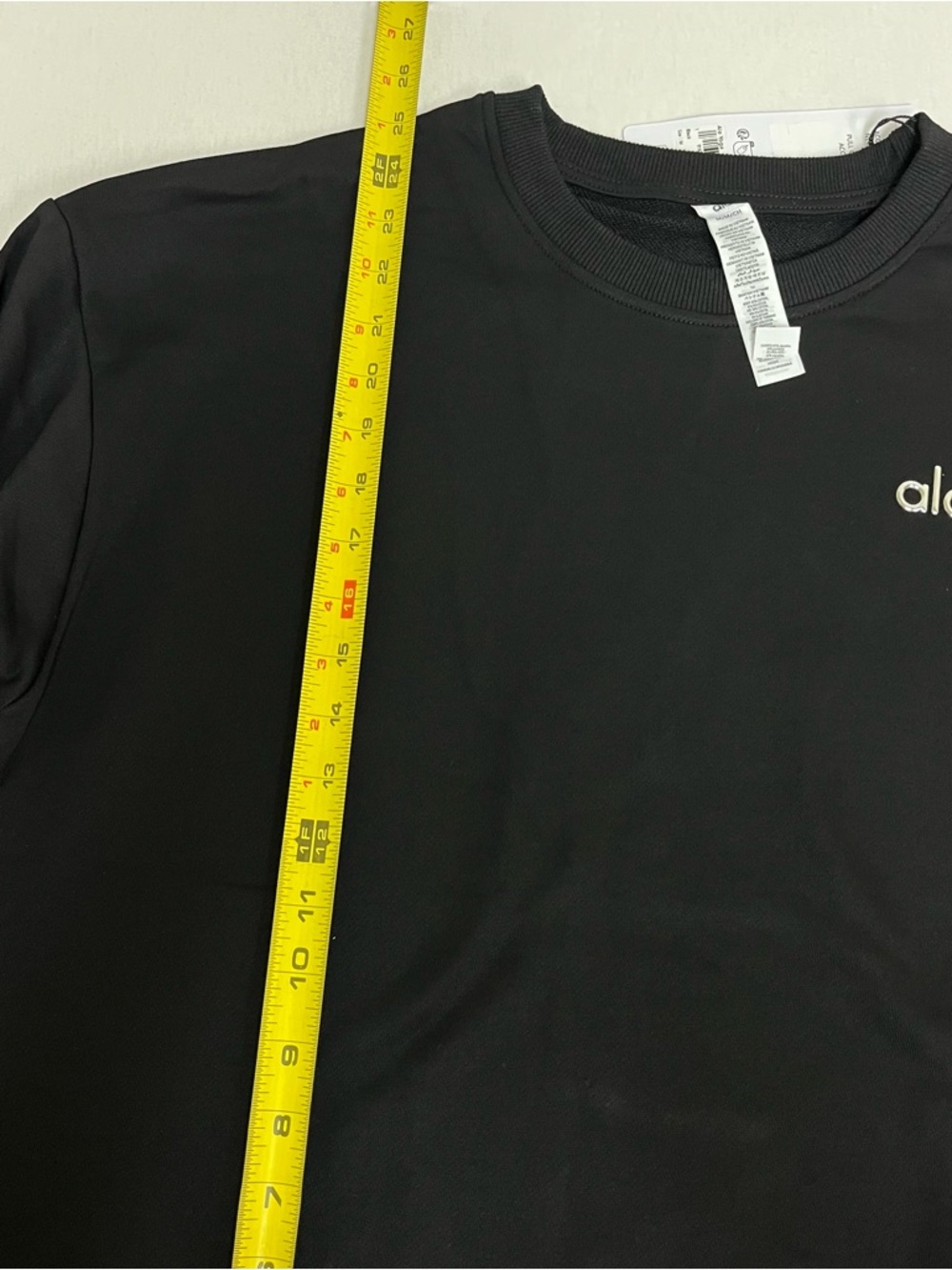ALO Yoga Women's Crewneck Sweatshirt - Black - Picture 6 of 7